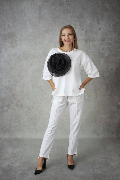 Compleu Sport/Casual Alb