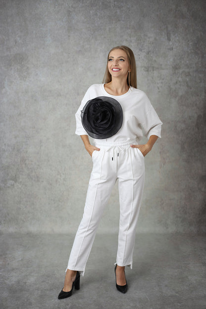 Compleu Sport/Casual Alb
